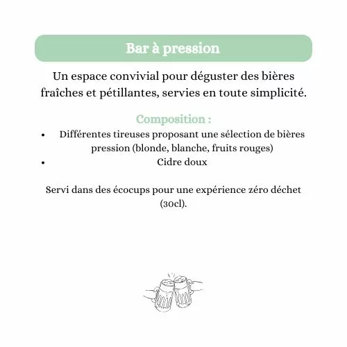 Bar à pression - Restonomade