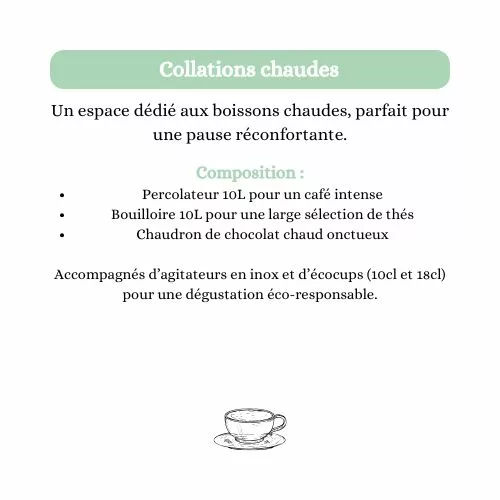 Collations chaudes - Restonomade