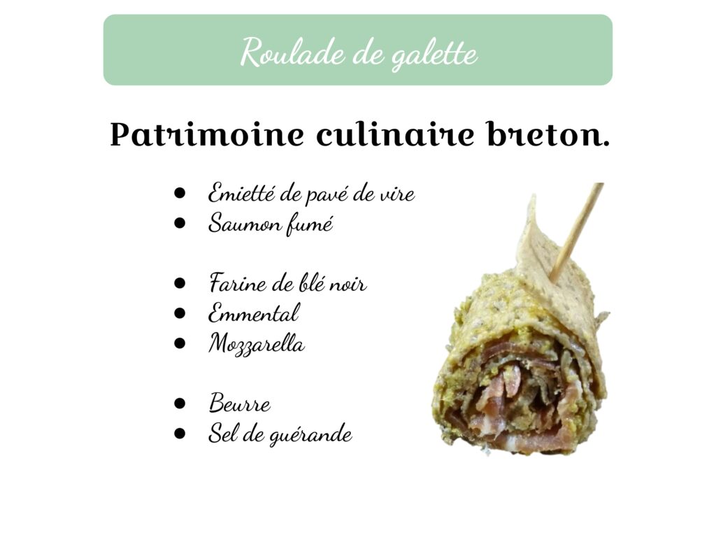 Mini-fours chaud, roulade de galette