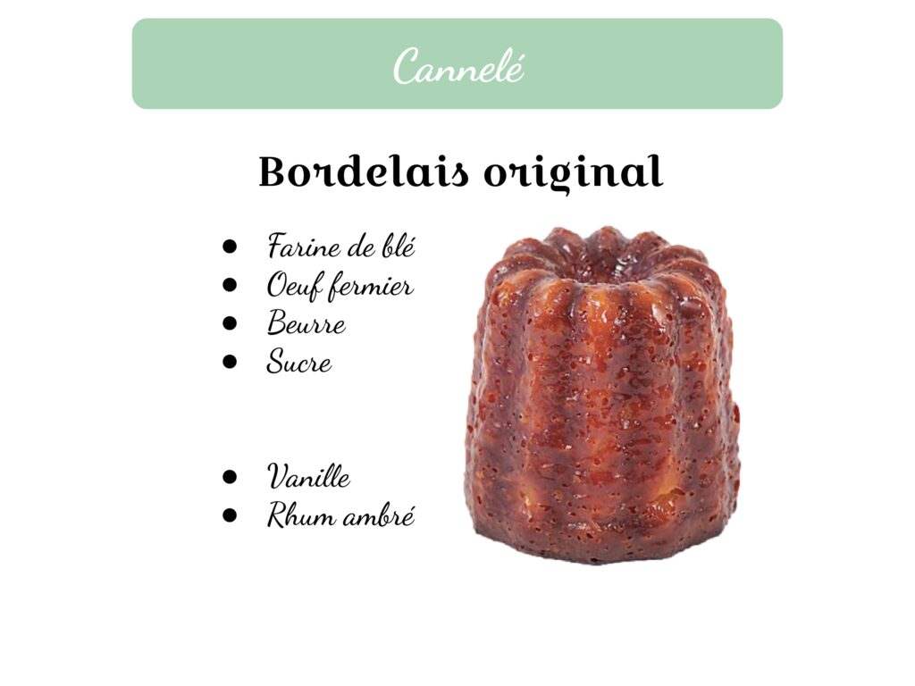 Cannelé bordelais, Mini dessert cocktail dînatoire