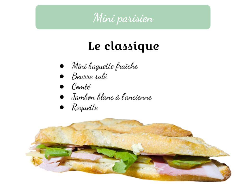 mini sandwich parisien, Petits sandwichs et wraps cocktail traiteur