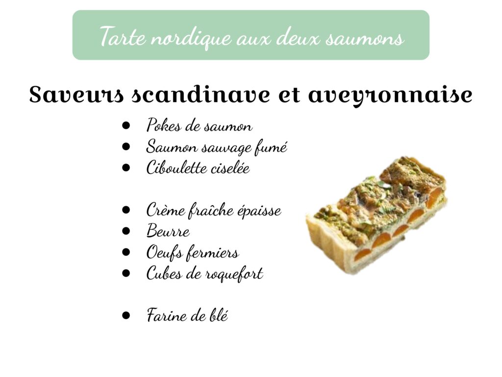 cocktail dînatoire, Mini-fours chaud, tarte nordique