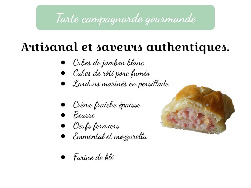 cocktail dînatoire, Mini-fours chaud,tarte campagnarde
