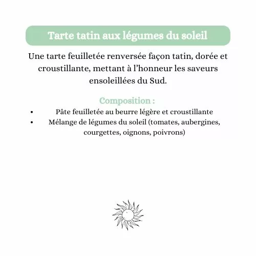 Tarte tatin légumes soleil - Restonomade