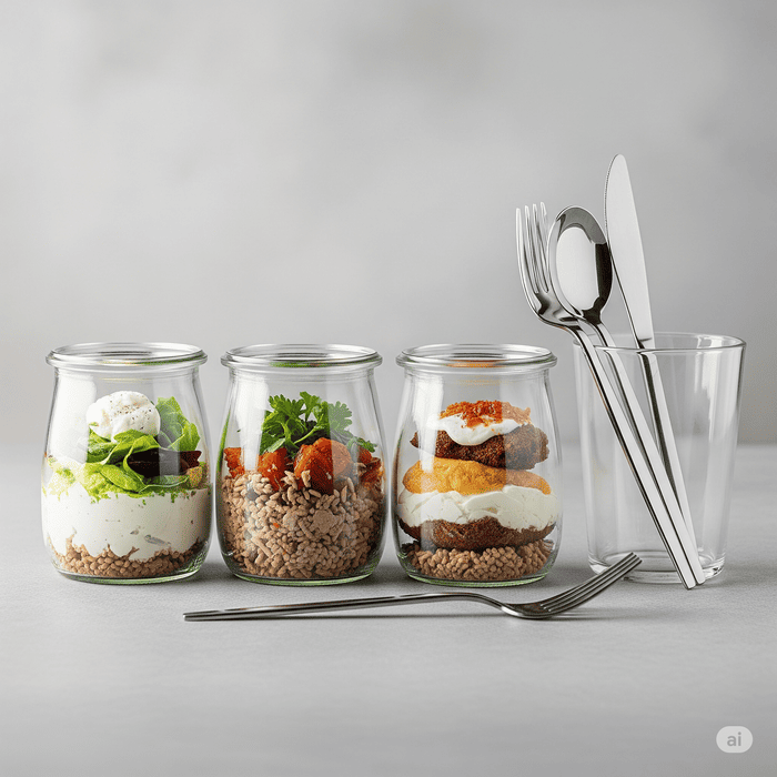 Plateaux repas zéro déchet Nantes en bocaux