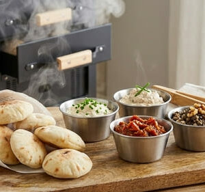 Animation culinaire pains vapeur et four Kumpir pour cocktail dînatoire par Restonomade à Nantes et Vitré